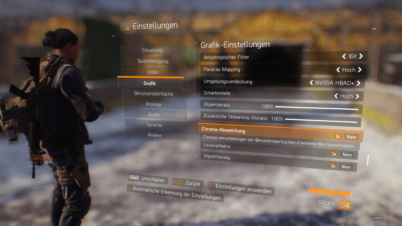 The Division PC - die Grafikeinstellungen (4)