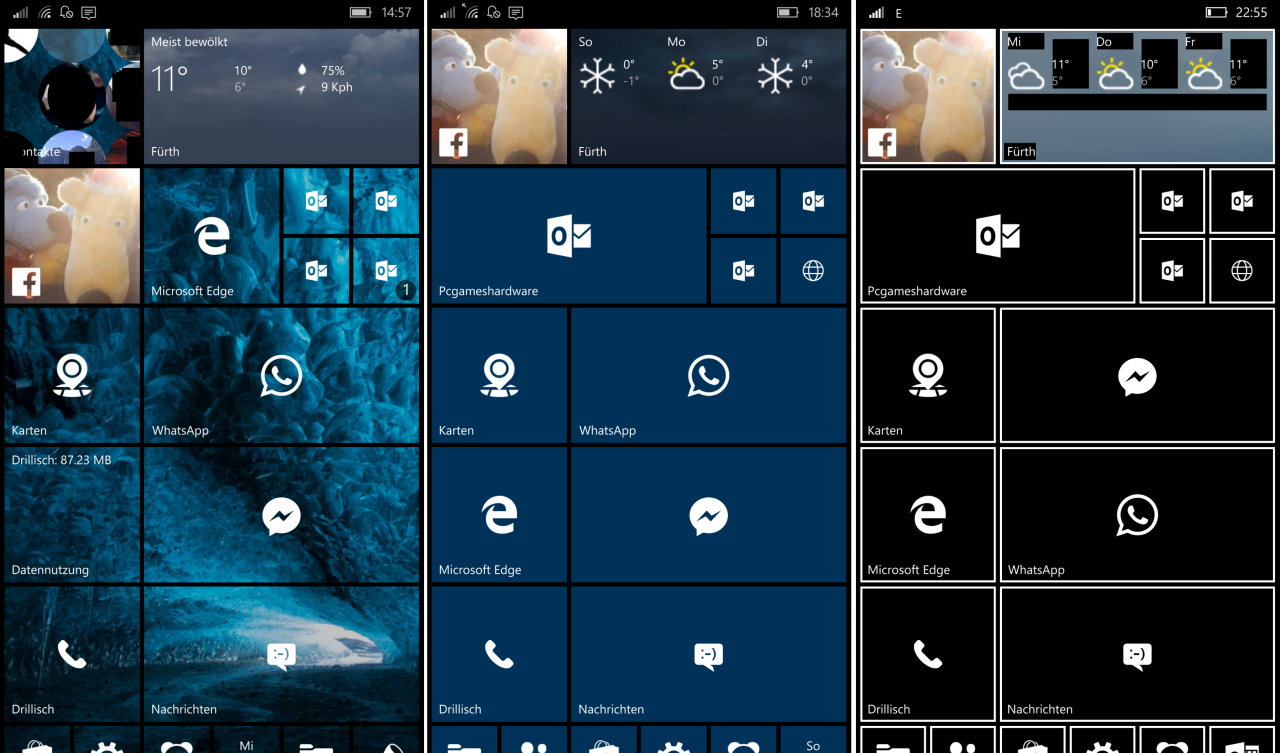 [03/01/2016] Lumia 950 XL Startbildschirme (2)