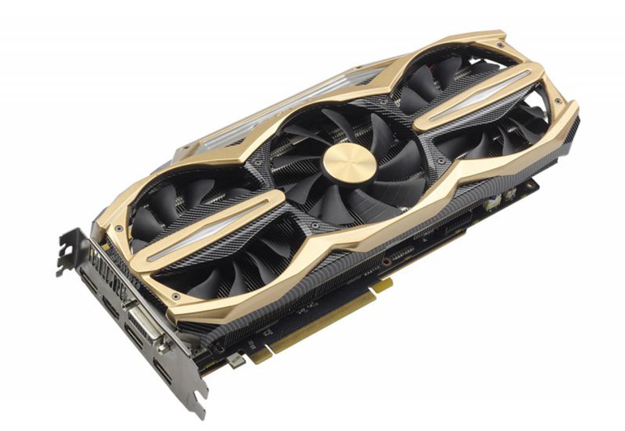 [19/01/2016] Zotac Geforce GTX 970 Extreme OC Anniversary: Gold trifft auf LEDs (2)