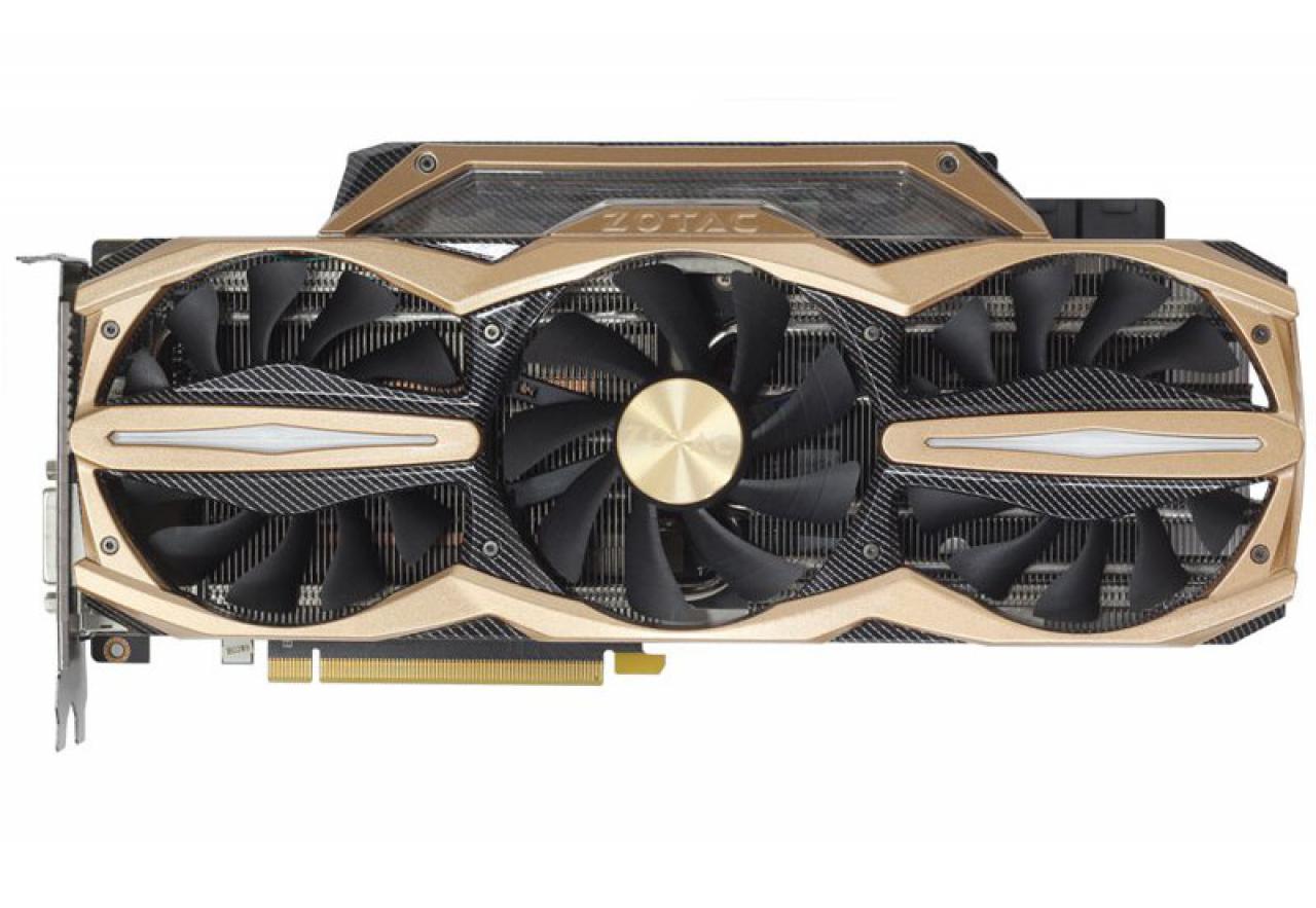 [19/01/2016] Zotac Geforce GTX 970 Extreme OC Anniversary: Gold trifft auf LEDs (3)