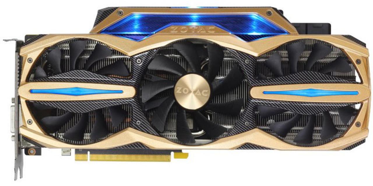 [19/01/2016] Zotac Geforce GTX 970 Extreme OC Anniversary: Gold trifft auf LEDs (5)