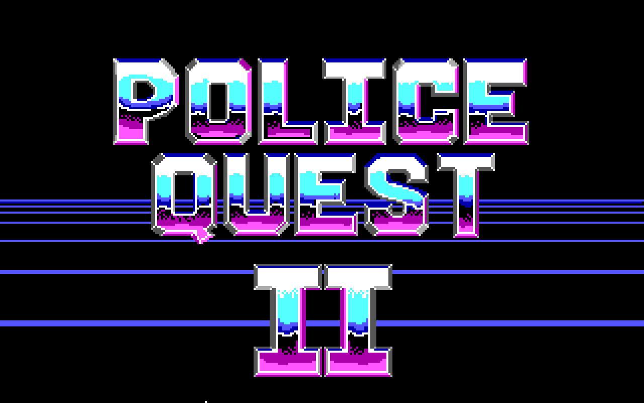 [02/02/2016] Police Quest II: The Vengeance (D-Fend Reloaded 1.4.4 + Munt) - Screenshot von Poulton