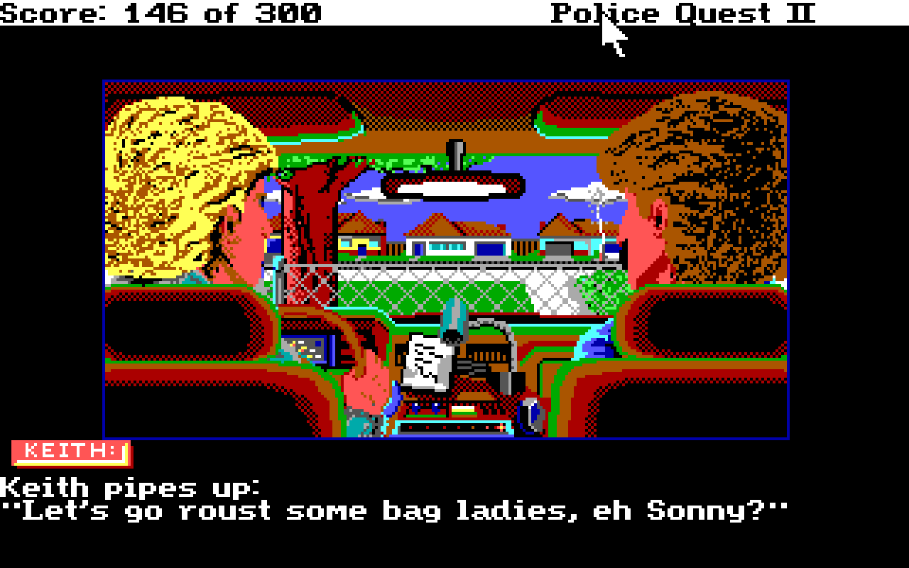 [02/02/2016] Police Quest II: The Vengeance (D-Fend Reloaded 1.4.4 + Munt) - Screenshot von Poulton