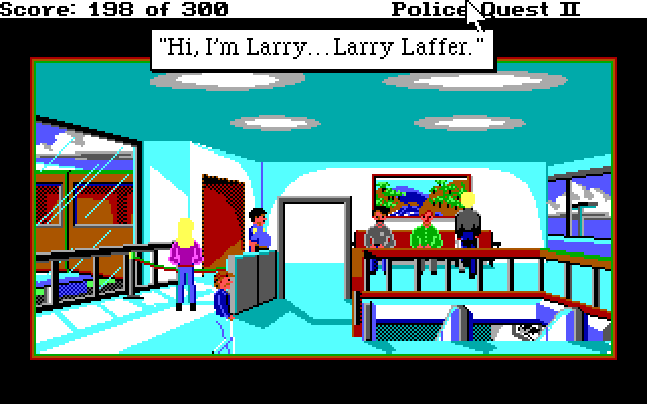 [02/02/2016] Police Quest II: The Vengeance (D-Fend Reloaded 1.4.4 + Munt) - Screenshot von Poulton
