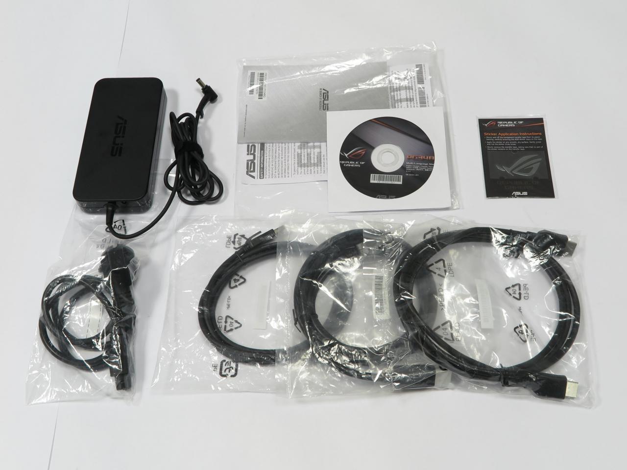 [11/02/2016] Asus PG348Q: Accessoires