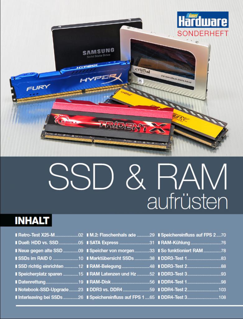 [26/02/2016] Aufrüsten 2016: RAM und SSD - Der Inhalt