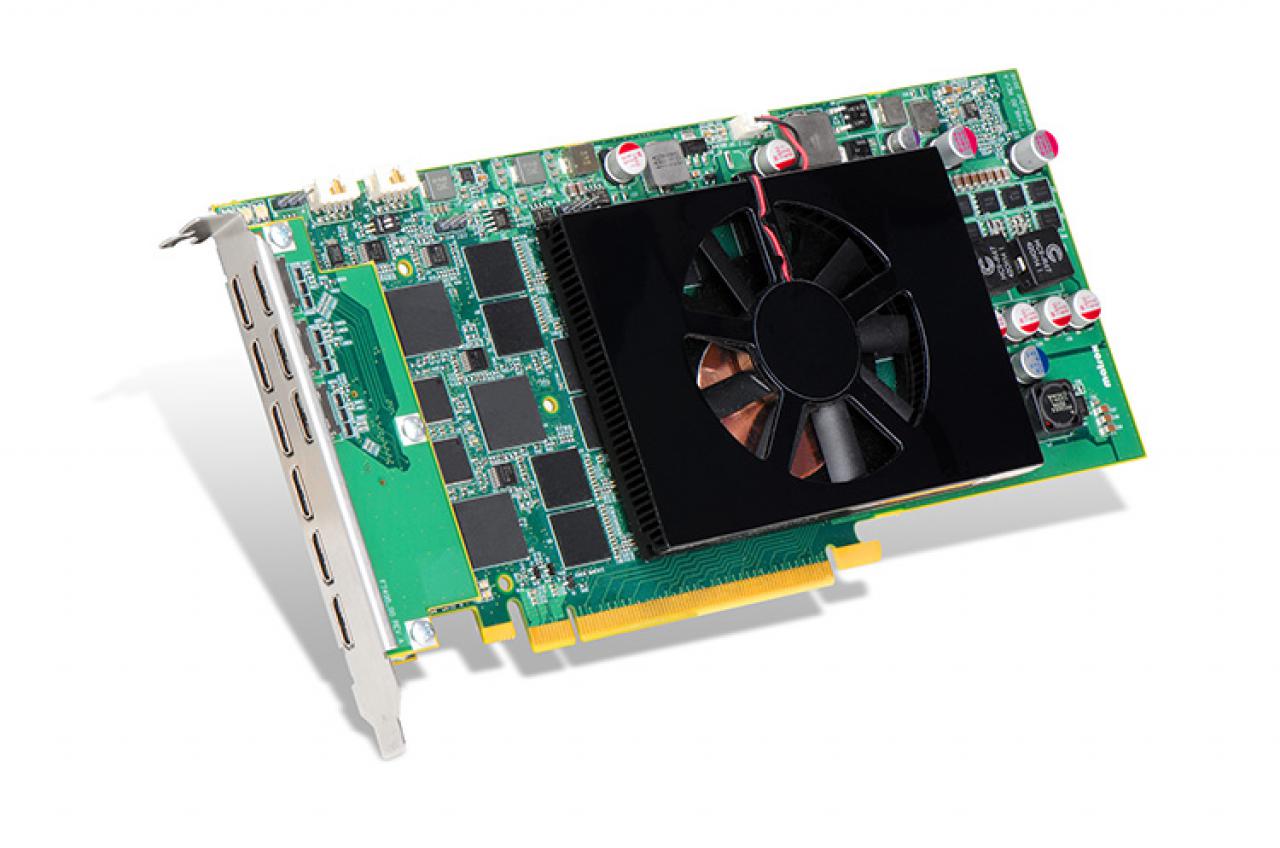 [05/02/2016] Matrox C900: 9 Mini-HDMI-Anschlüsse auf Single-Slot-Blende (1)