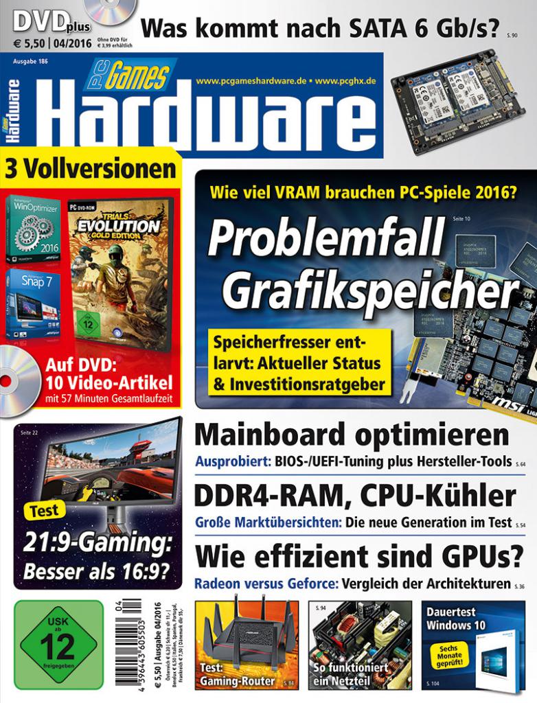 [26/02/2016] PCGH 04-2016 (#186) Cover DVD