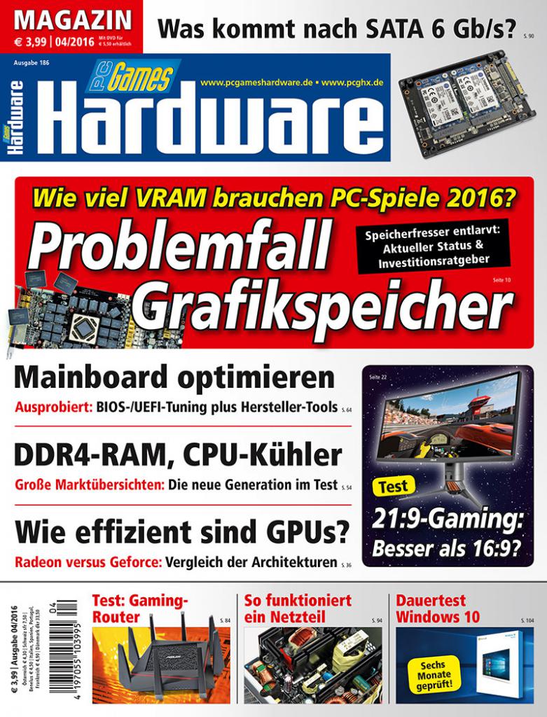 [26/02/2016] PCGH 04-2016 (#186) Cover MAG
