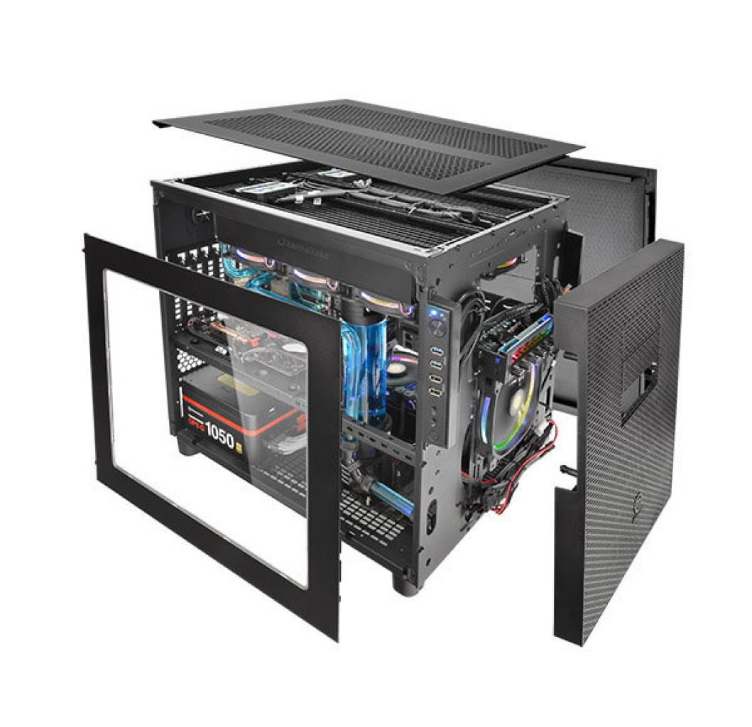 [04/02/2016] Thermaltake Core X5: Stapelgehäuse mit großzügiger Wakü-Unterstützung (13)
