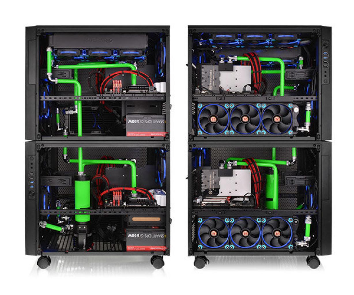 [04/02/2016] Thermaltake Core X5: Stapelgehäuse mit großzügiger Wakü-Unterstützung (18)