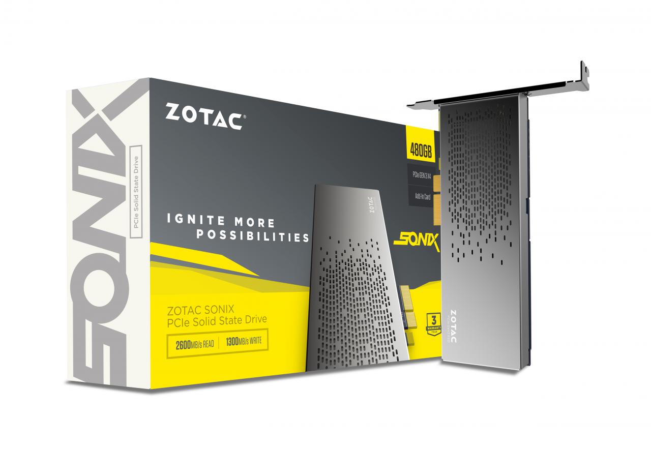 [28/02/2016] Zotac Sonix - PCIe-SSD mit 480 GB angekündigt