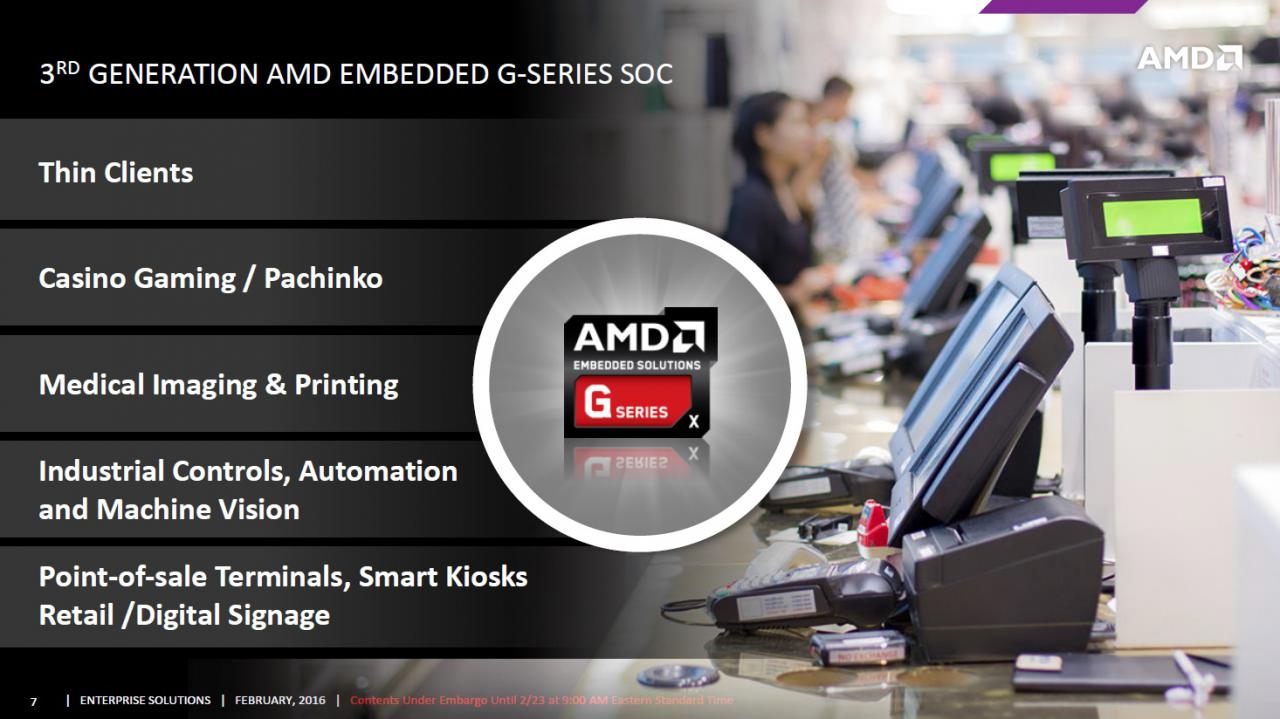[23/02/2016] AMD: Embedded-APUs
