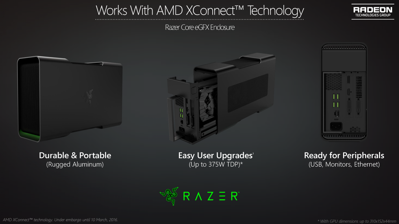 [10/03/2016] AMD Xconnect: Externe GPU-Docks mit Plug'n'Play für Radeon-GPUs (8)