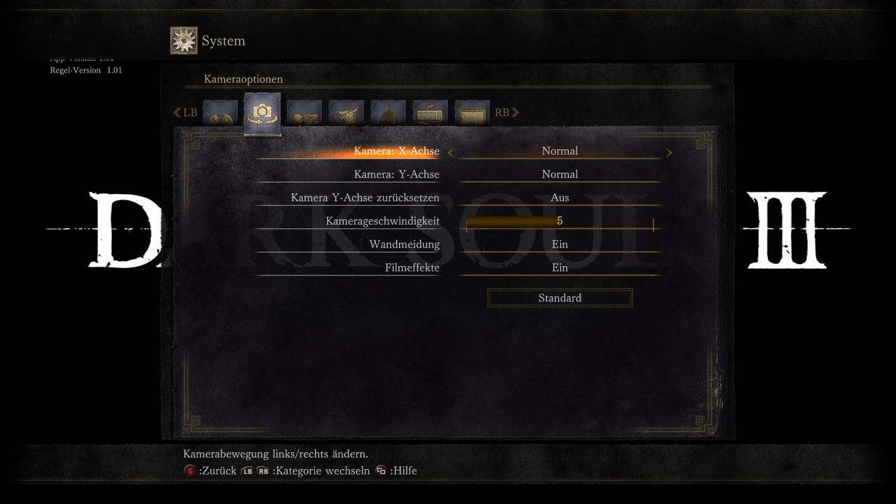 Dark Souls 3 Menue 2 