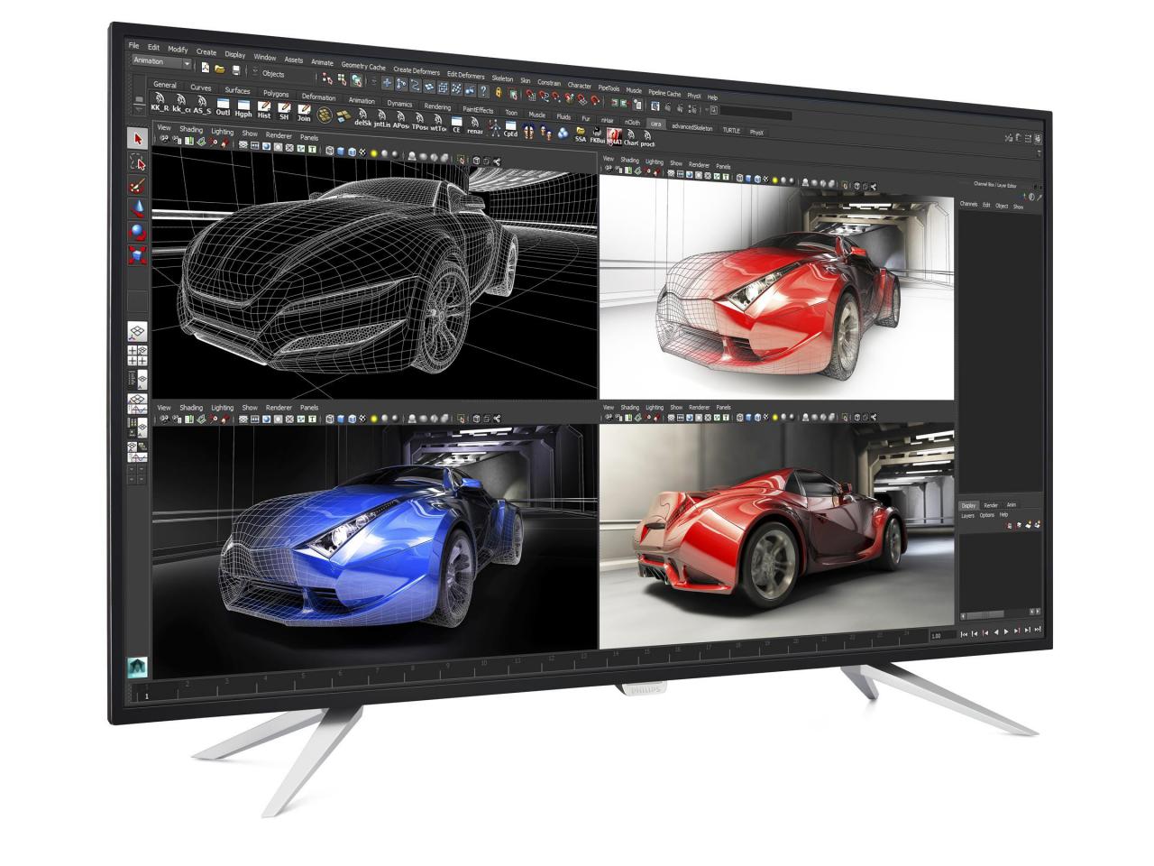 [25/03/2016] Mit dem Philips BDM4350UC kommt ein IPS-Monitor mit gigantischen 43 Zoll Diagonale. (1)