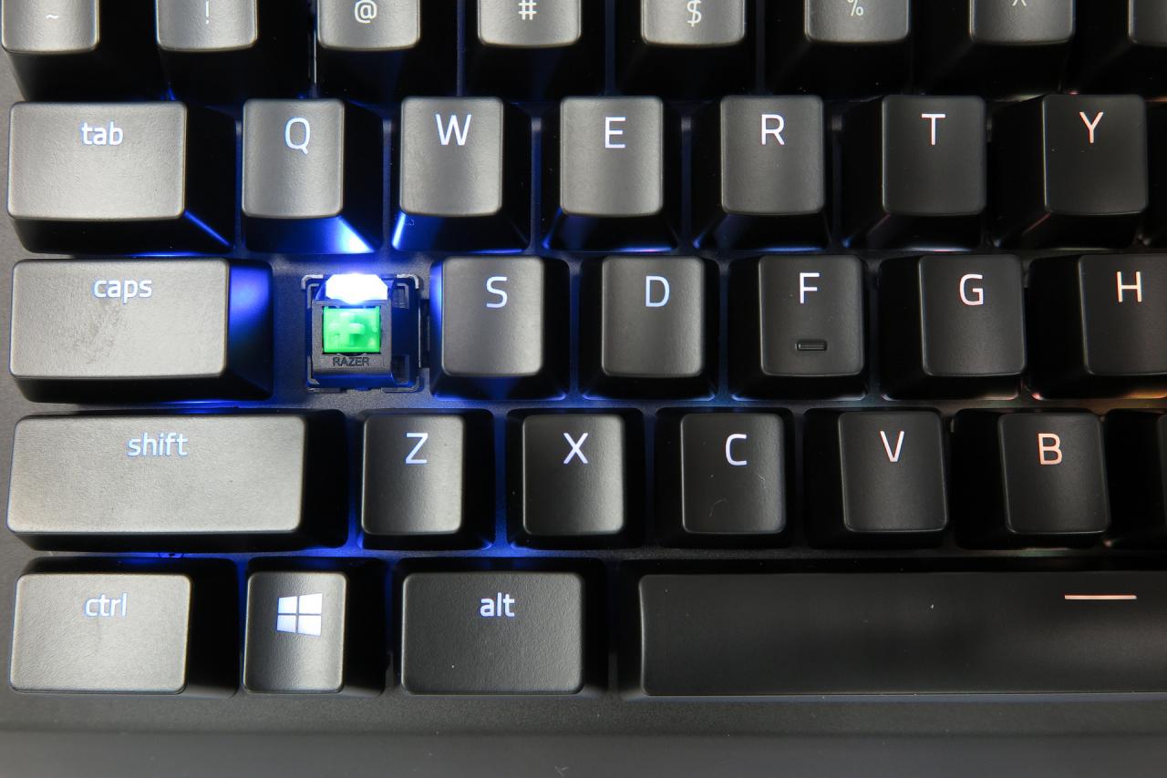 Razer Black Widow X Chroma im Test: Mehr als nur Modellpflege? (19)