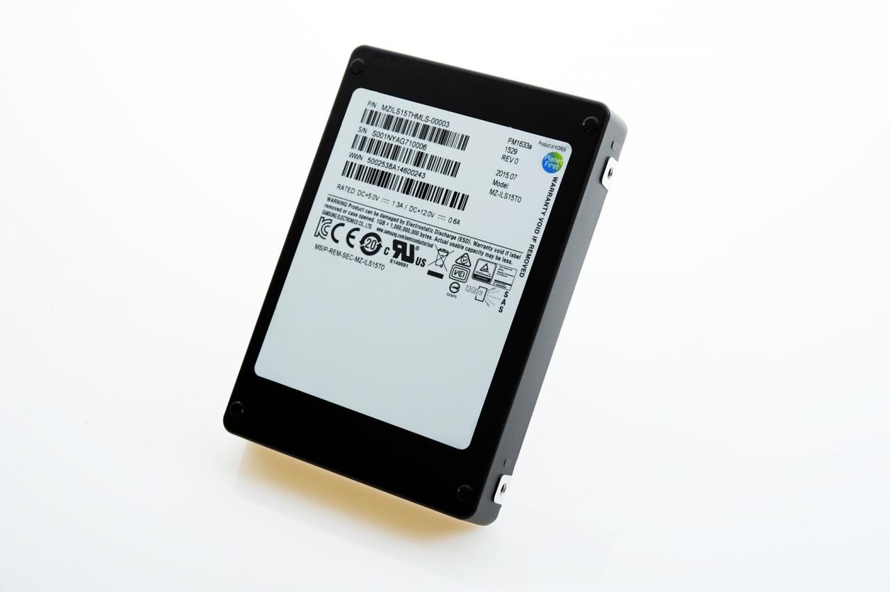 [03/03/2016] Samsung PM1633a: 15,36-TByte-SSD wird ausgeliefert (2)