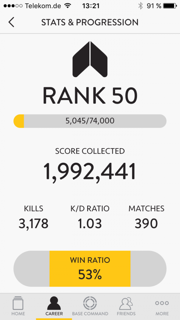[23/03/2016] Szenen einer Battlefront-Karriere - Stats aus der Companion-App von Thilo Bayer (1)