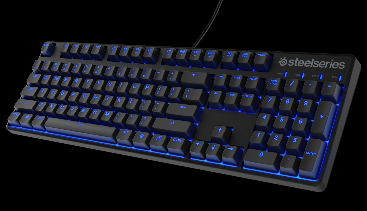 [12/04/2016] Die Steelseries Apex M500 ist eine mechnische Spiele-Tastatur im schlichten Design. (7)