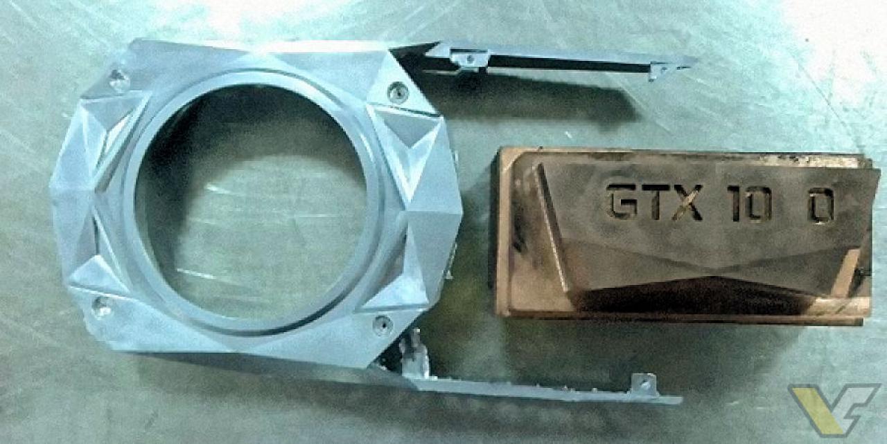 [20/04/2016] Neue Fotos zeigen die Kühlerabdeckung der Geforce GTX 10x0 während der Herstellung.