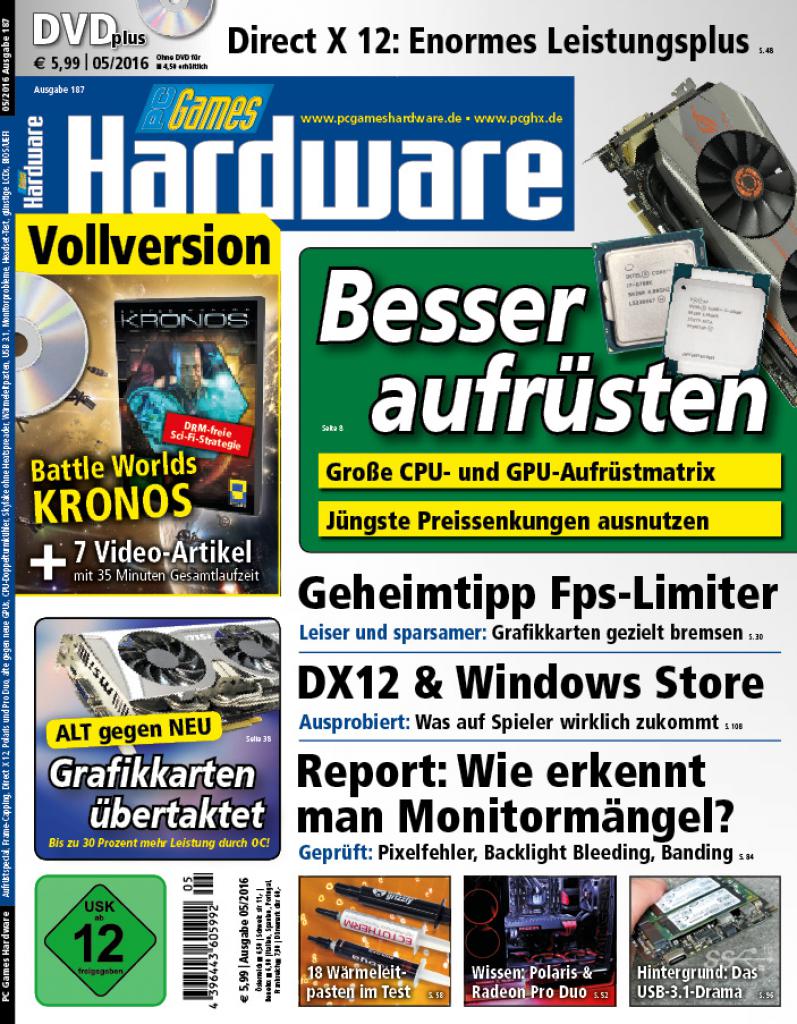 [01/04/2016] PCGH 05-2016 (#187) Cover DVD