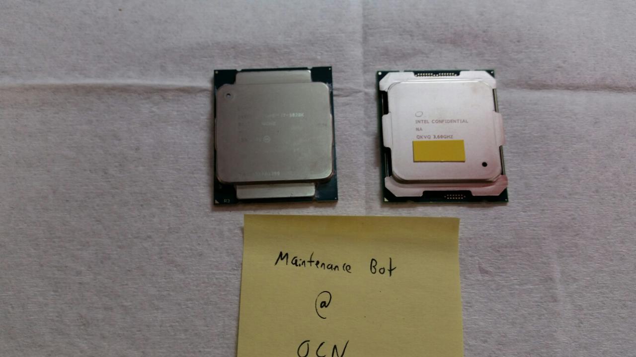 [04/05/2016] Intel Broadwell-E: Core i7-6850K lächelt für die Kamera, 3DMark- und Cinebench-Ergebnisse