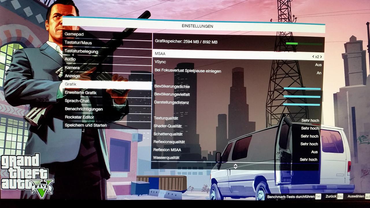 [13/05/2016] GTA 5: die von marvinj genutzten Grafikeinstellungen