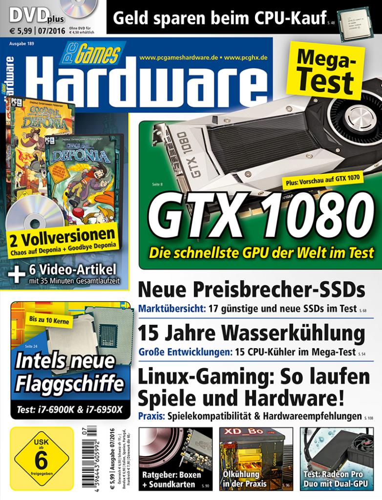 [31/05/2016] PCGH 07/2016 #189: Titel DVD