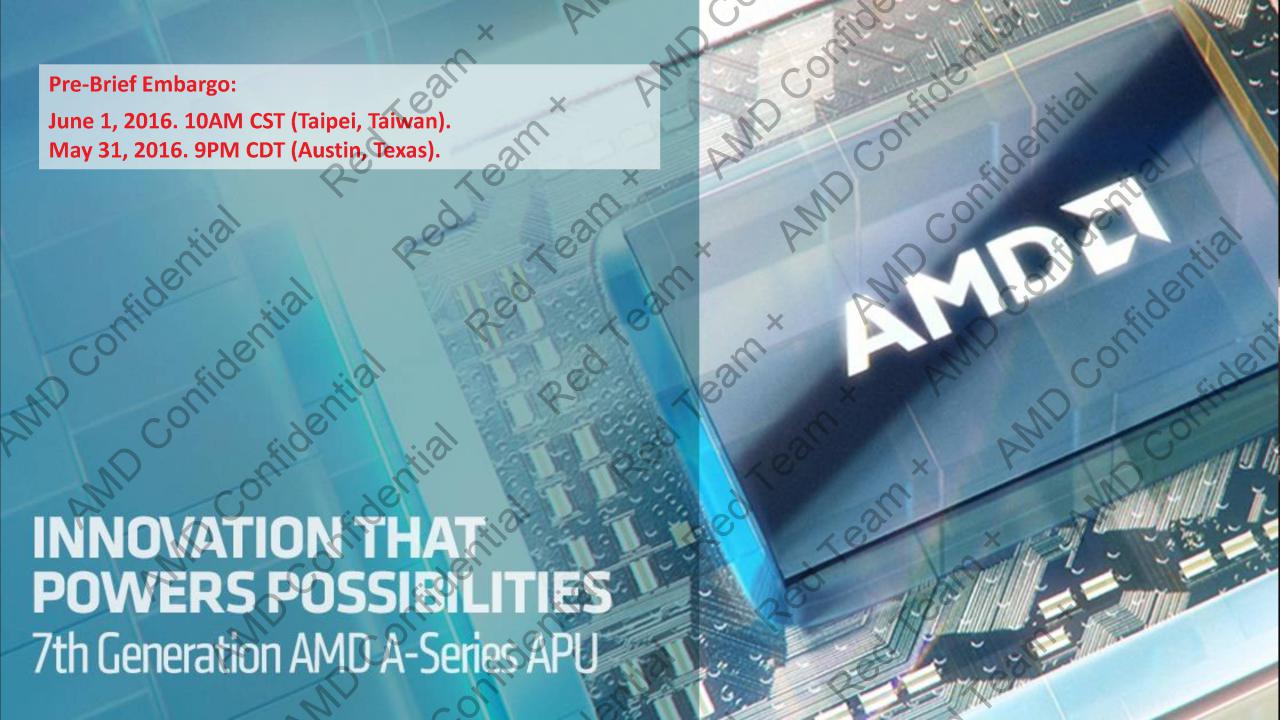 [01/06/2016] AMD hat auf der Computex seine neuen APUs mit Excavator-Kernen und neue A12- und FX-Modelle angekündigt. (2)