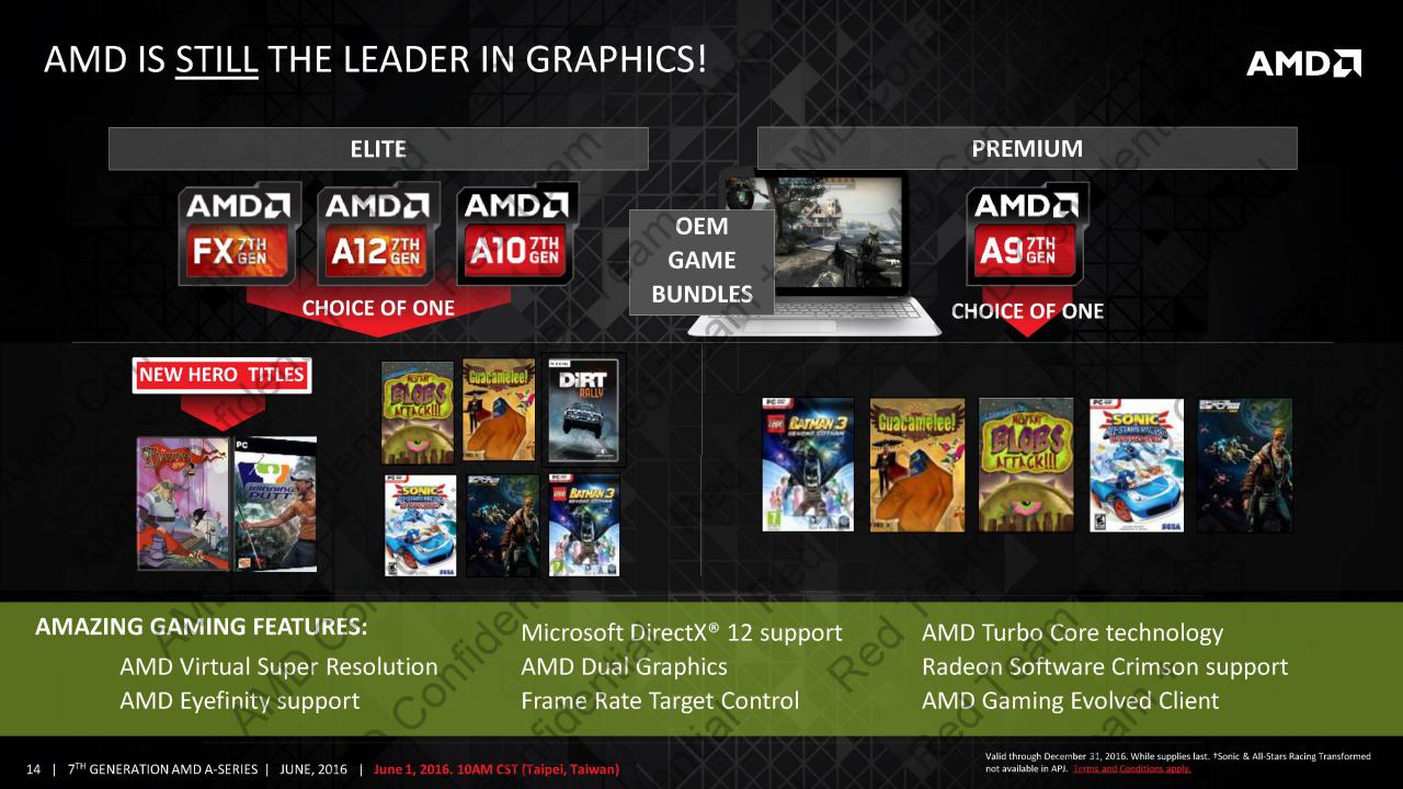 [01/06/2016] AMD hat auf der Computex seine neuen APUs mit Excavator-Kernen und neue A12- und FX-Modelle angekündigt. (14)