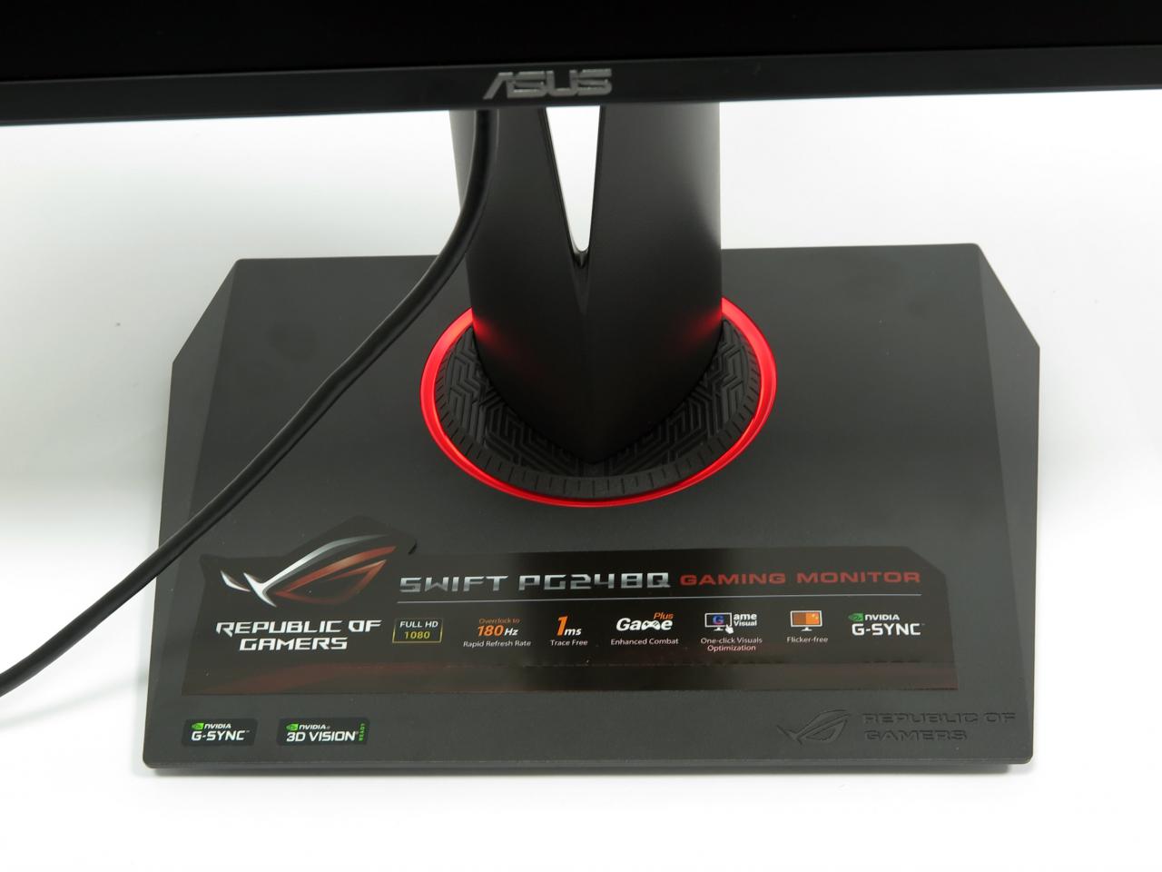 [30/06/2016] Asus PG248Q: Zier-LED im Standfuß