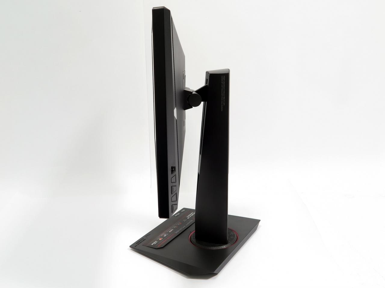[30/06/2016] Asus PG248Q: Seitenansicht mit Standfuß
