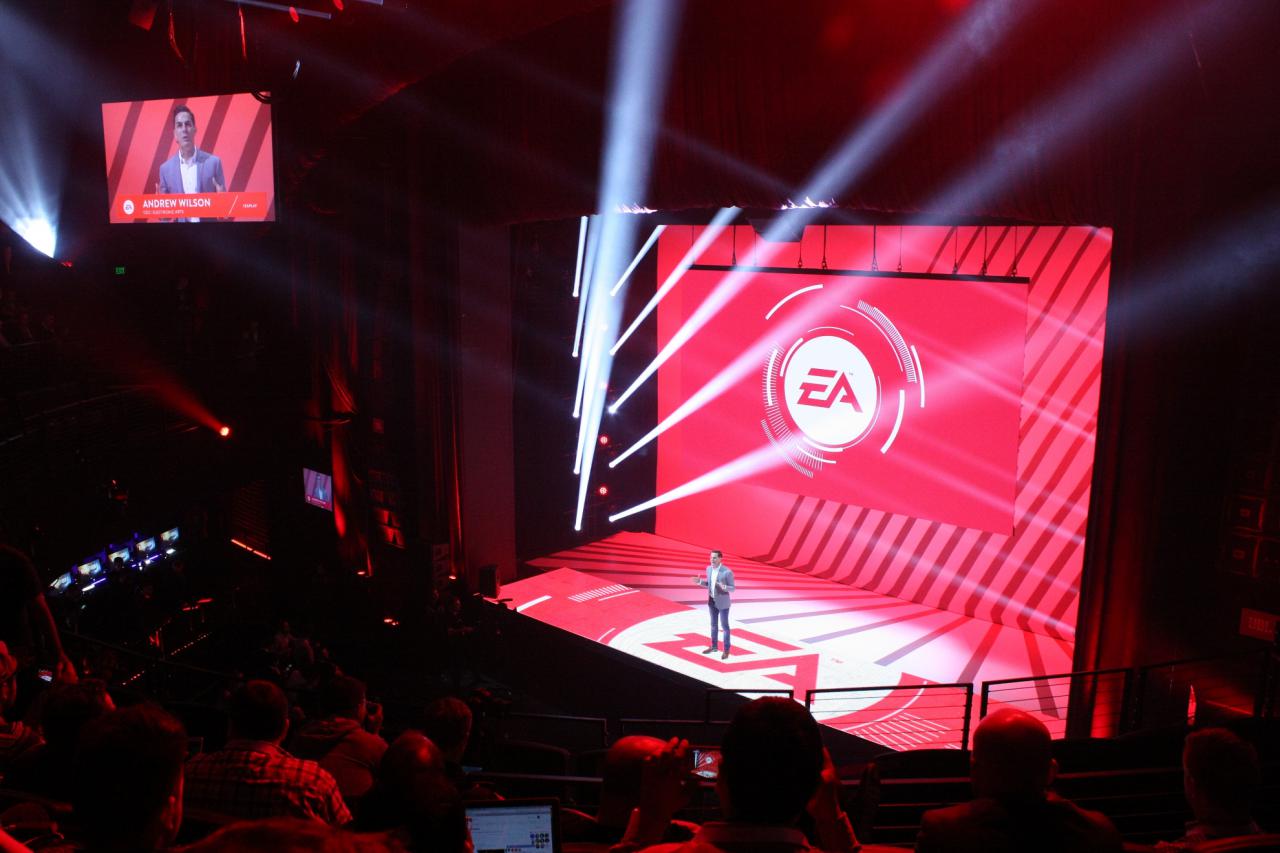 [20/06/2016] Electronic Arts feierte sich und seine Spiele im Novo, dem ehemaligen Club Nokia.