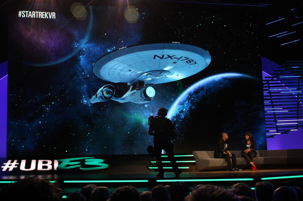 [20/06/2016] Auf der Ubisoft-Pressekonferenz referierte LeVar Burton alias Geordi LaForge über Star Trek.