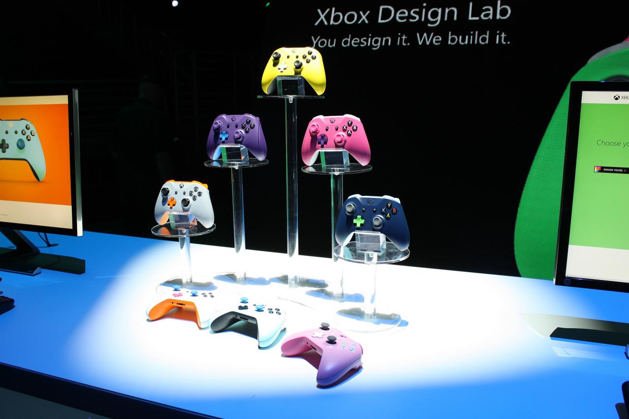 [20/06/2016] Für ein paar Dollar mehr fertigt Microsoft jetzt Controller nach Wahl an - bis zu acht Millionen Farbkombination sollen möglich sein.