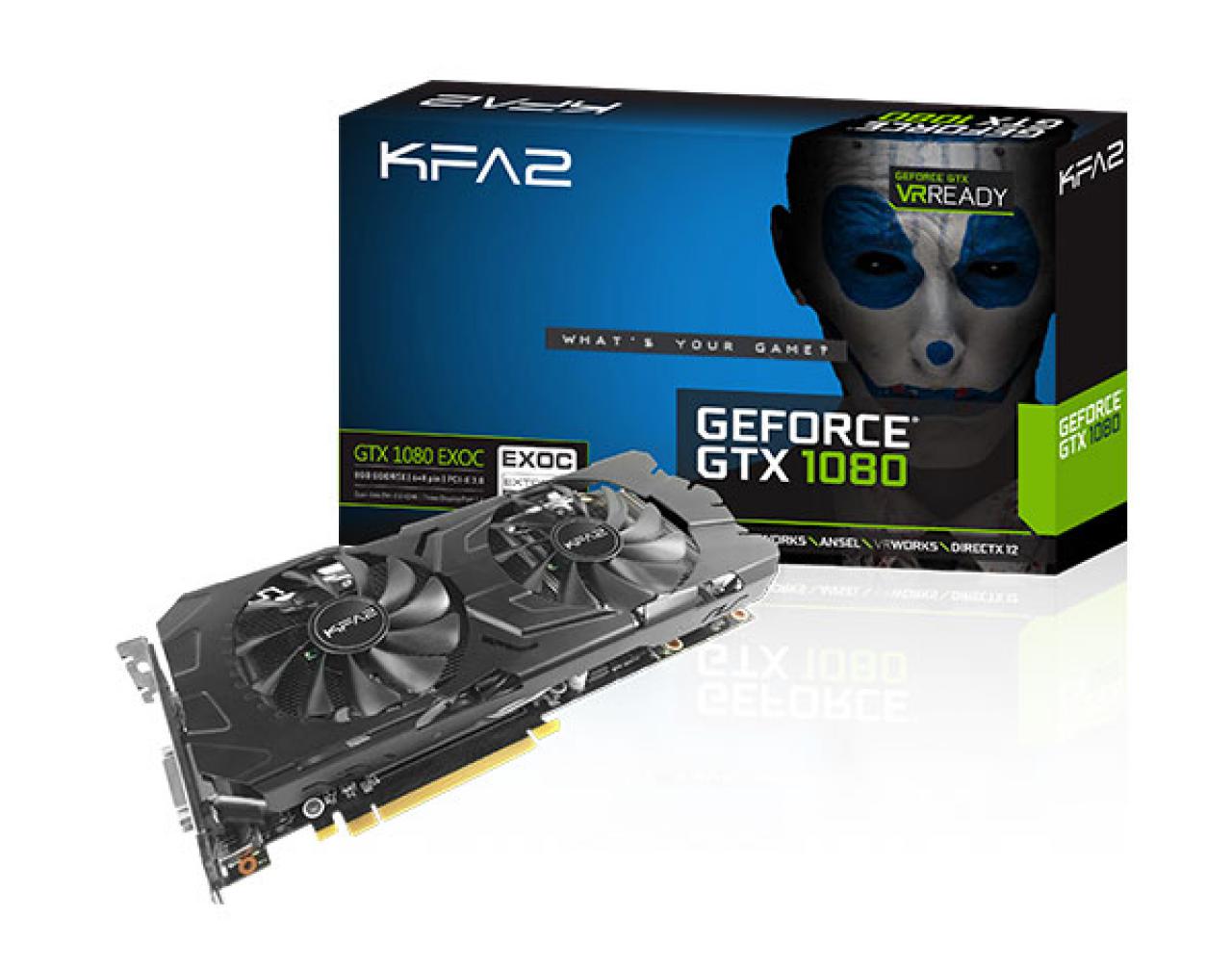 [16/06/2016] KFA2 Geforce GTX 1080 EX OC 1