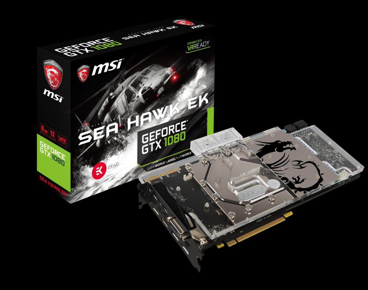 [17/06/2016] MSI Geforce GTX 1080 Sea Hawk EK X 1 