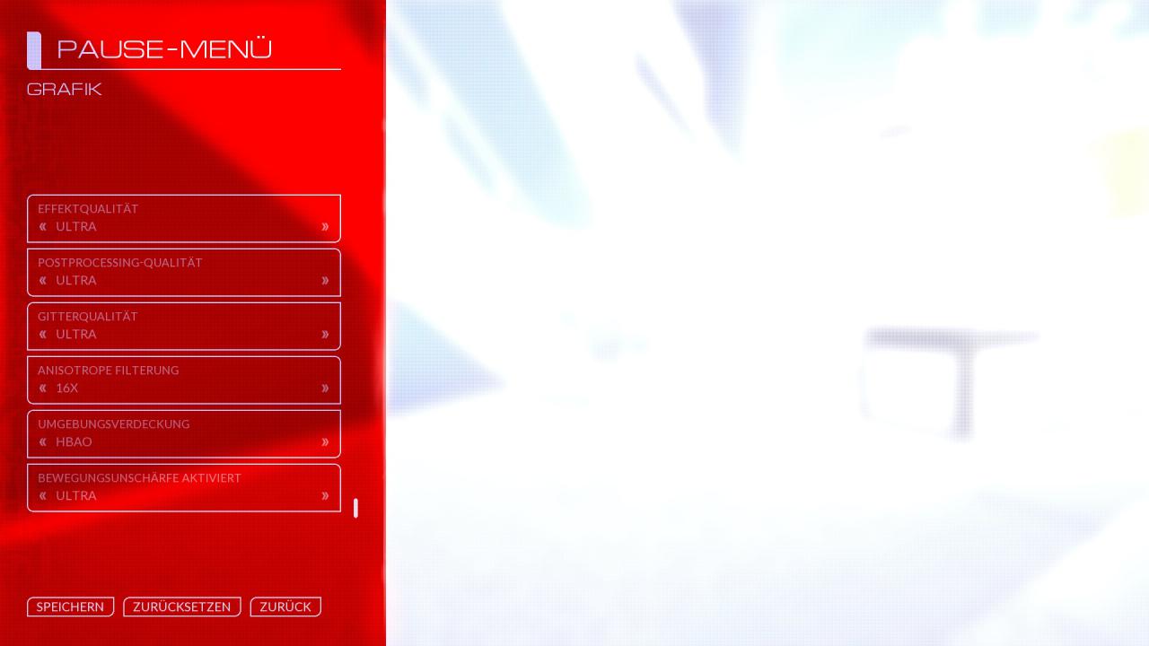 Mirror's Edge: Catalyt - Optionen - Grafik 3