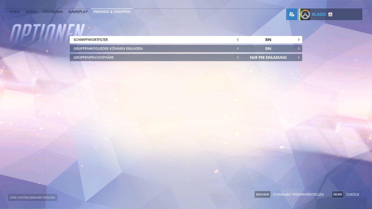 [03/06/2016] Overwatch - Menüs - Social