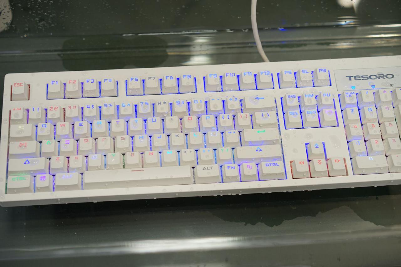 [04/06/2016] Tesoro: Infrarotlicht-Tastatur kann 10.000 Mal gespült werden (3)