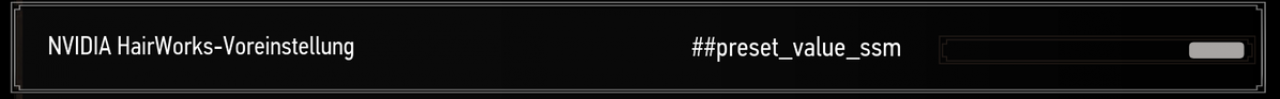 [22/06/2016] The Witcher 3 - Optionsmenü mit neuen Hairworks-Settings
