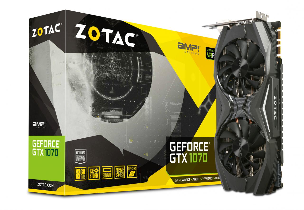 [10/06/2016] Zotac Geforce GTX 1070 Amp 6 