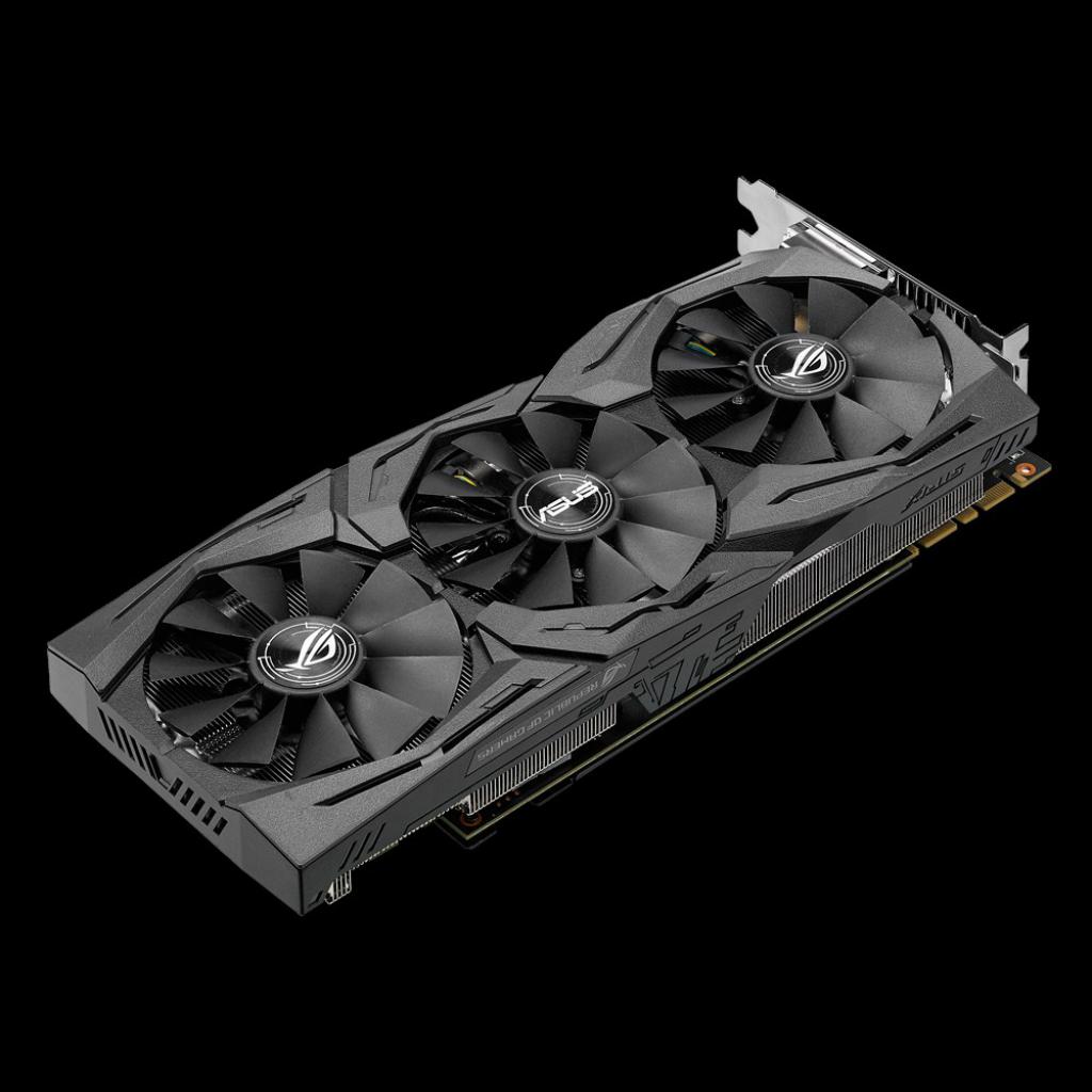 [01/06/2016] Die Asus ROG Strix Geforce GTX 1070 ist ab Werk übertaktet und RGB-beleuchtet. (3)