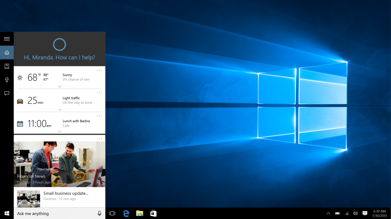 [27/07/2016] Window 10 Anniversary Update: Cortana soll Suchfelder komplett ersetzen