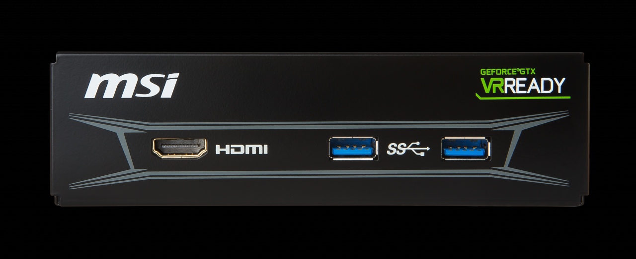 [13/07/2016] MSI VR-Boost-Kit Frontansicht
