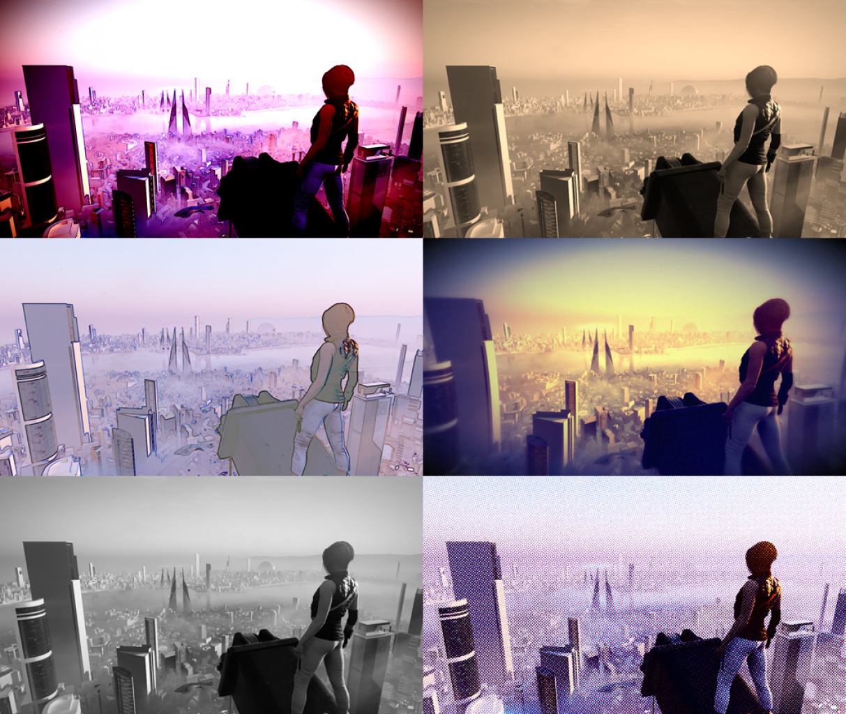 [15/07/2016] Mirror's Edge: Catalyst mit verschiedenen Post-Process Filtern