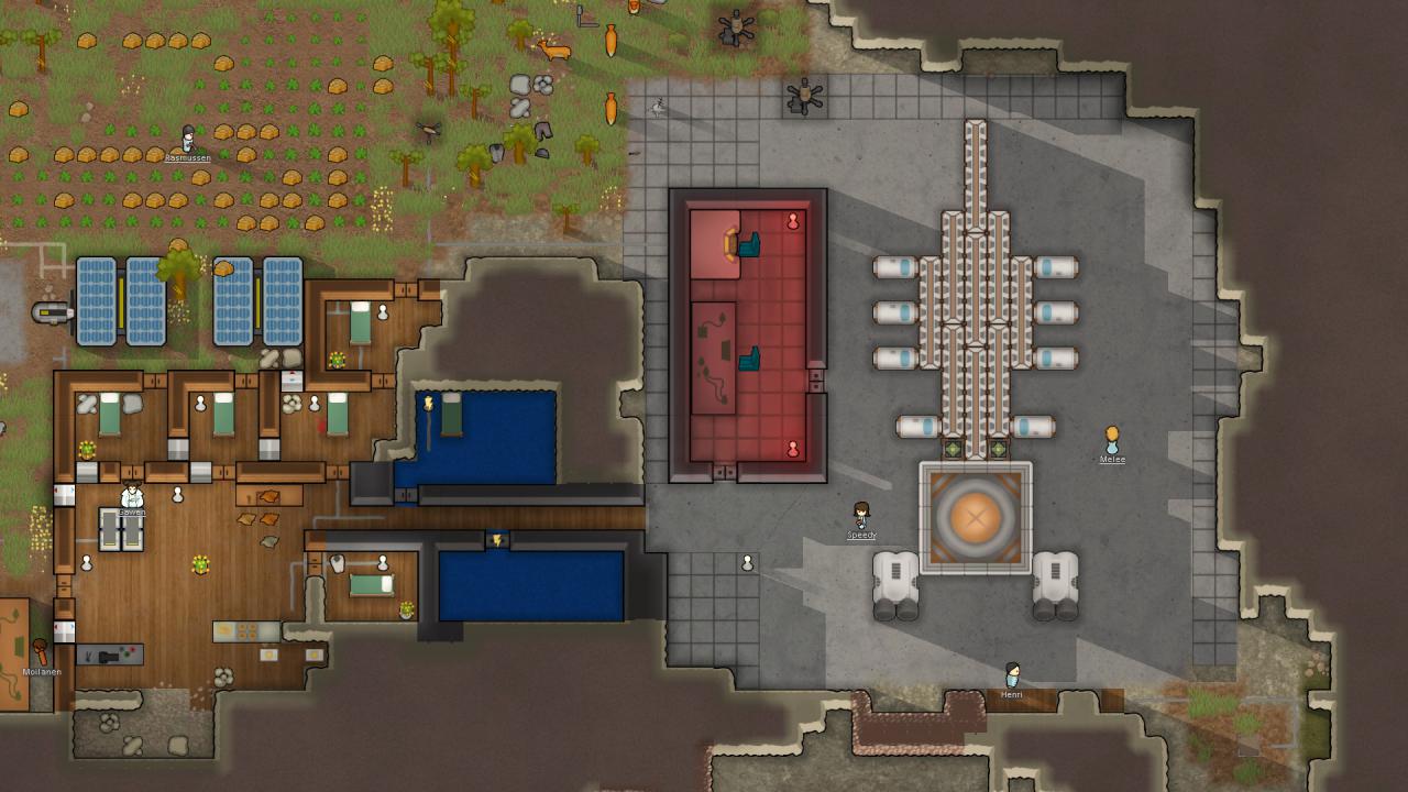 [17/07/2016] Rim World 2018 Eine Science-Fiction-Kolonie-Simulation, die von einem intelligenten KI-Erzähler gesteuert wird. Erzeugt Geschichten durch Simulation von Psychologie, Ökologie, Waffenspiel, Nahkampf, Klima, Biome, Diplomatie, zwischenmenschliche Beziehungen, Kunst, Medizin, Handel und mehr.