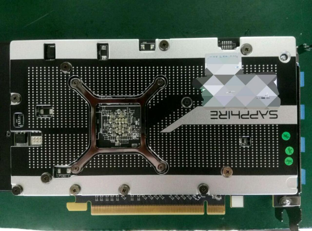 [24/07/2016] Sapphire RX 470 Backplate