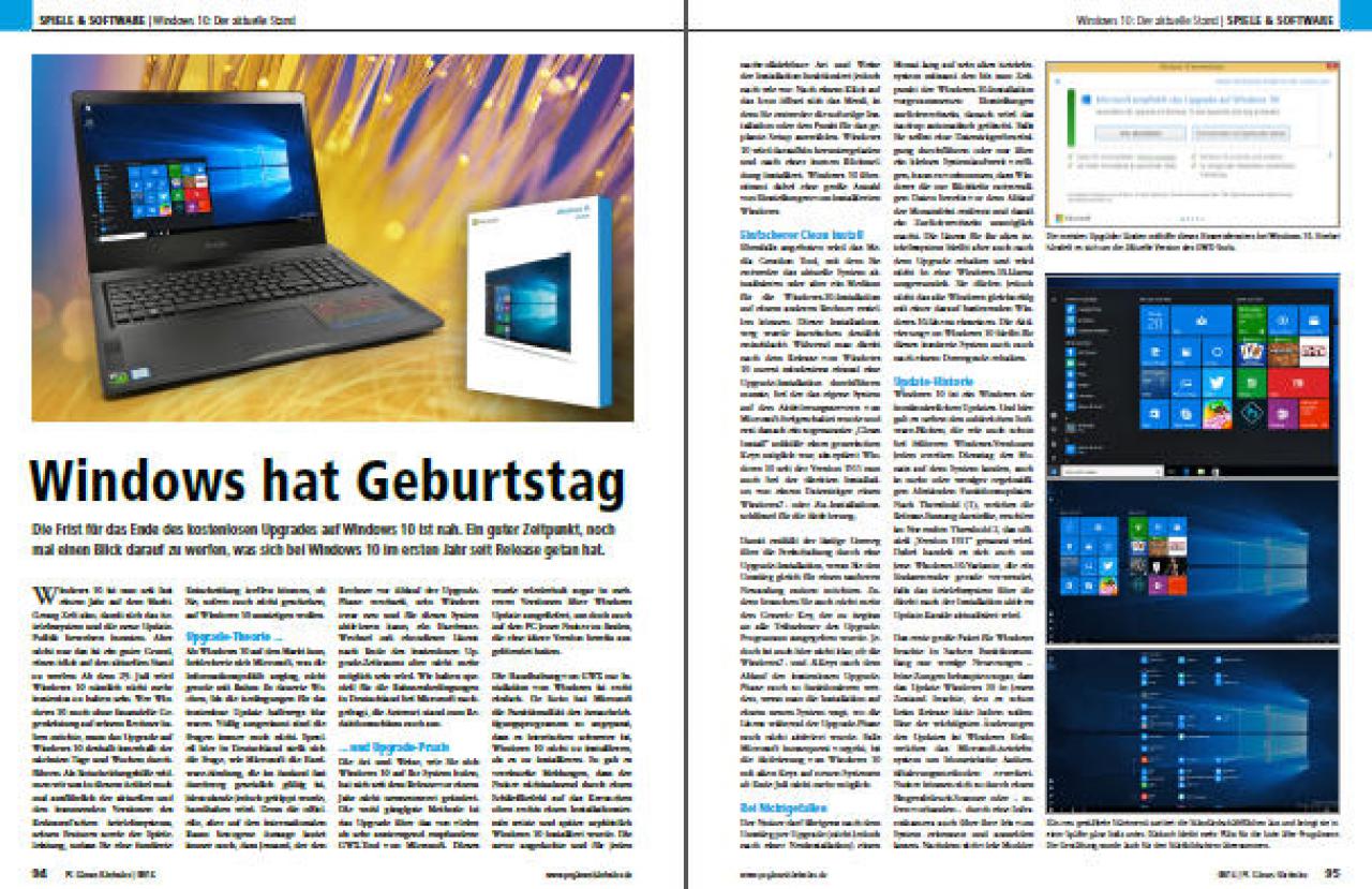 [01/07/2016] PCGH 08/2016 #190: Spiele und Software 01
